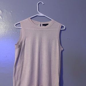 Used,short sleeve,cream,blouse